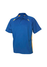 Mens Splice Short Sleeve Polo-P7700-biz-collection